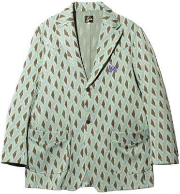 Needles 蝴蝶刺绣长袖夹克 男女同款 浅绿色 OT222A Buy Needles 蝴蝶刺绣长袖夹克 男女同款 浅绿色 OT222A