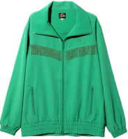Needles Butterfly Embroidered Tassel Collar Jacket Green Unisex OT198B Needles Butterfly Embroidered Tassel Collar Jacket Green Unisex OT198B