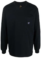 Needles Butterfly Print Crewneck Sweatshirt Black KP241C-BLACK Needles Butterfly Print Crewneck Sweatshirt Black KP241C-BLACK