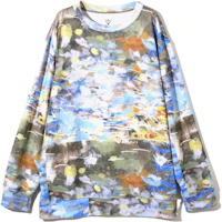 Needles Camouflage Tie-Dye Crewneck Long Sleeve Sweatshirt Multi-Color Men MR856A Needles Camouflage Tie-Dye Crewneck Long Sleeve Sweatshirt Multi-Color Men MR856A