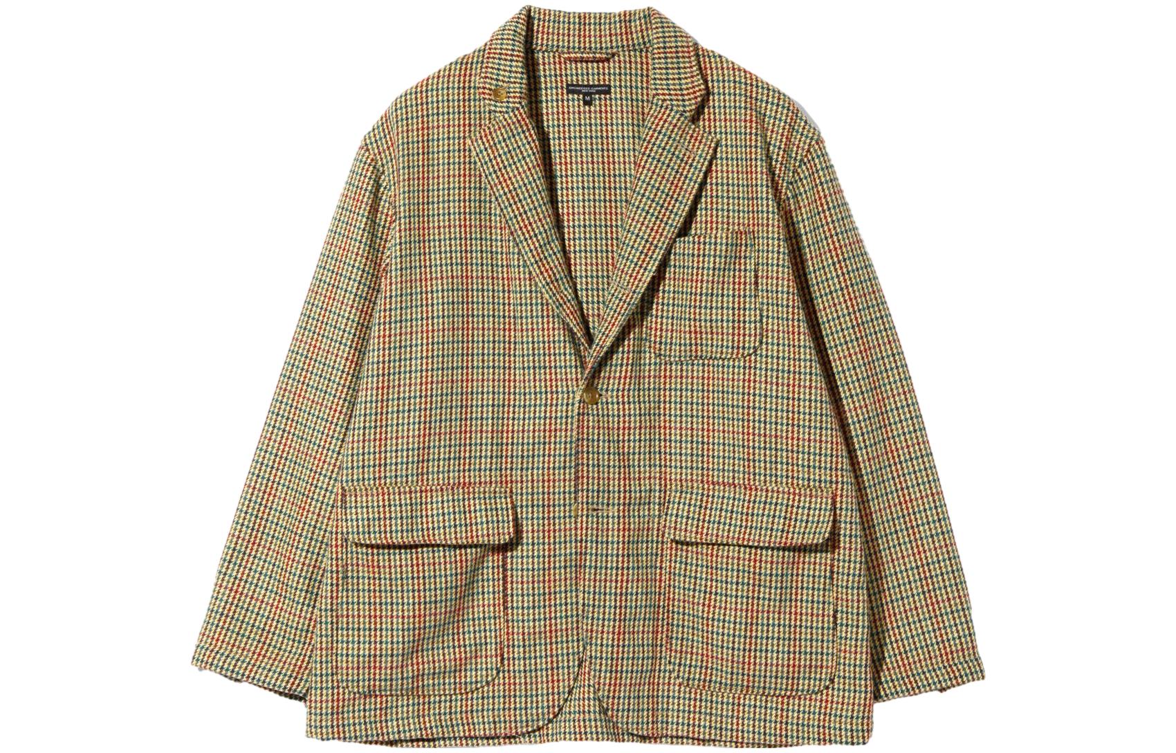 Needles Checkered Long Sleeve Jacket Multicolor NQ167