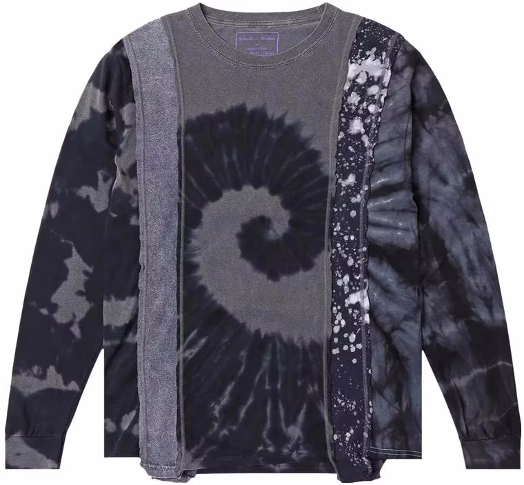 needles-colorblock-crewneck-pullover-sweatshirt-purple-lq-316-blac