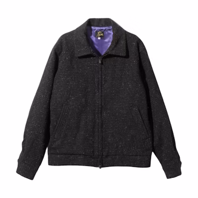 Needles Double-Zip Short Jacket Black PU117