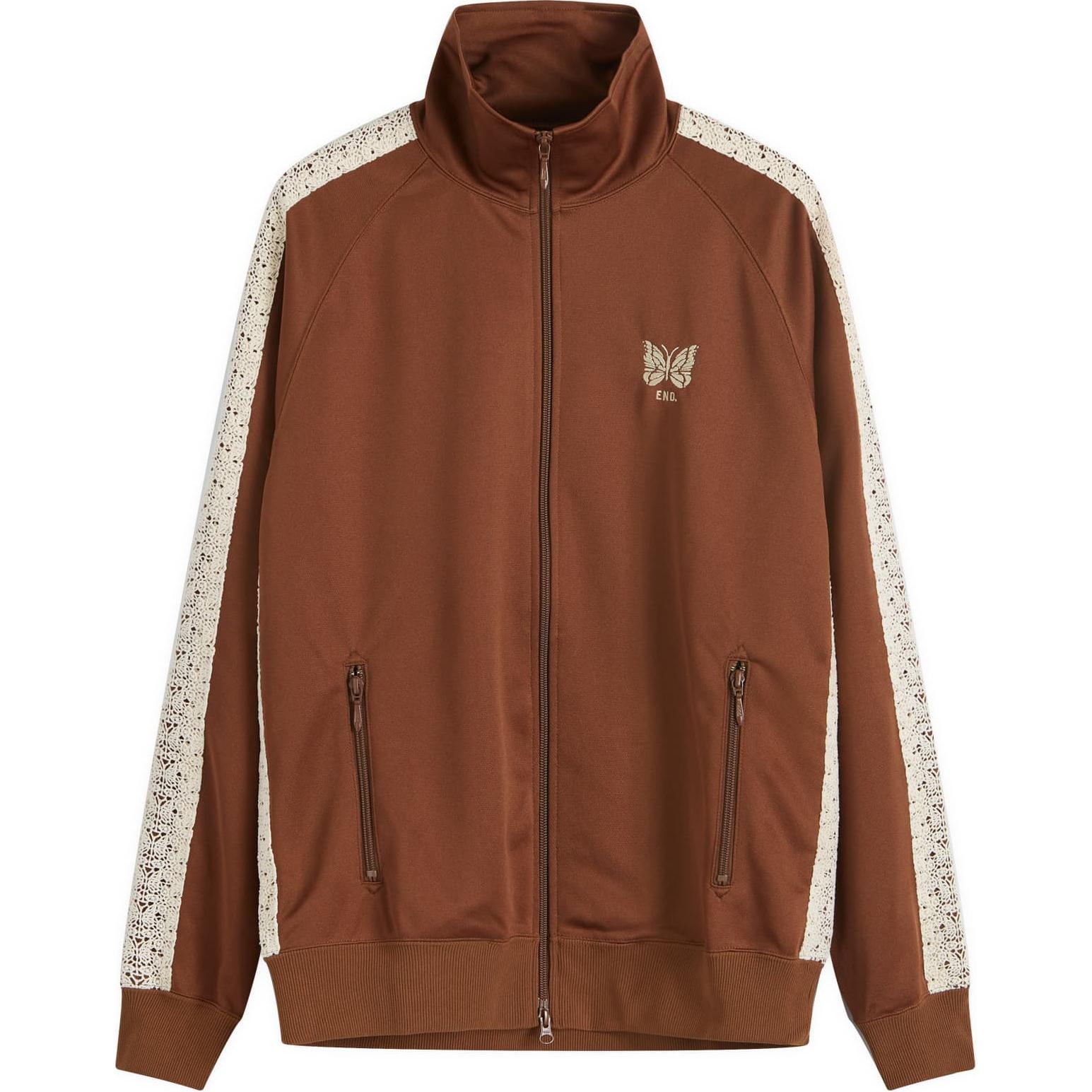 Needles END Collaboration High-Neck Zip Logo Embroidered Jacket Unisex NS1648