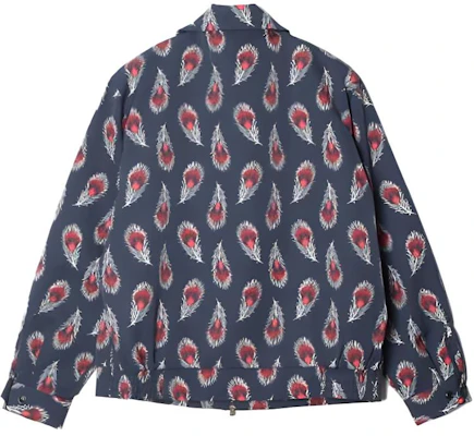 Needles Feather Print Zip-Up Jacket Purple Men’s NS134 Lookbook Needles Feather Print Zip-Up Jacket Purple Men’s NS134