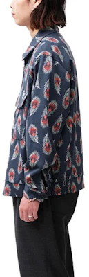 Needles Feather Print Zip-Up Jacket Purple Men’s NS134 Purchase Needles Feather Print Zip-Up Jacket Purple Men’s NS134