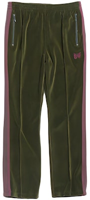 Needles FW21绿色条纹拼接松紧腰运动裤男女款 JO229B Buy Needles FW21绿色条纹拼接松紧腰运动裤男女款 JO229B