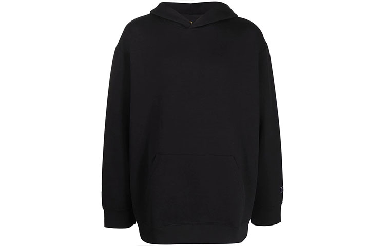 Needles FW21 Logo Embroidered Hoodie Black () J0234