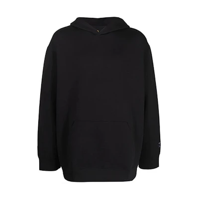 Needles FW21 Logo Embroidered Hoodie Black () J0234