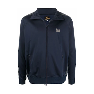 Needles FW21 Side Stripe Track Jacket Blue J0221