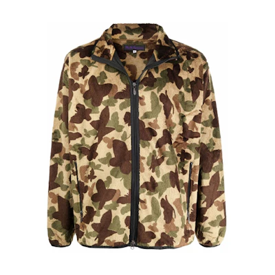 Needles FW21 Yellow Camo Pattern Loose Zip-Up Jacket JO270