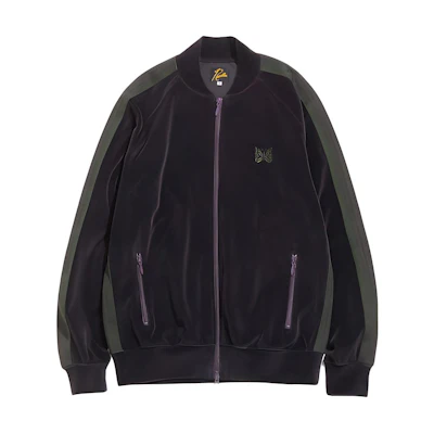 Needles FW21 Zipper Casual Jacket Unisex Deep Purple JO227A