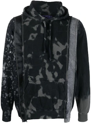 Needles FW22 漂白效果抽绳连帽衫 黑色 LQ315C Buy Needles FW22 漂白效果抽绳连帽衫 黑色 LQ315C