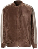 Needles FW22 Brown Velvet Butterfly Embroidered Bomber Jacket LQ234-BRW Needles FW22 Brown Velvet Butterfly Embroidered Bomber Jacket LQ234-BRW