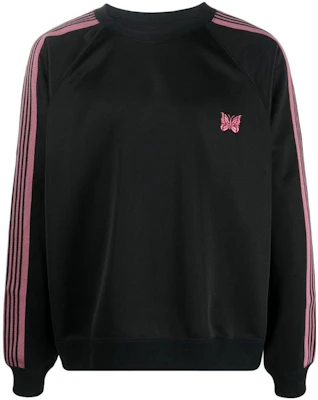 니들 FW22 스트라이프 크루넥 풀오버 스웨트셔츠 블랙 LQ228BLACK Buy 니들 FW22 스트라이프 크루넥 풀오버 스웨트셔츠 블랙 LQ228BLACK