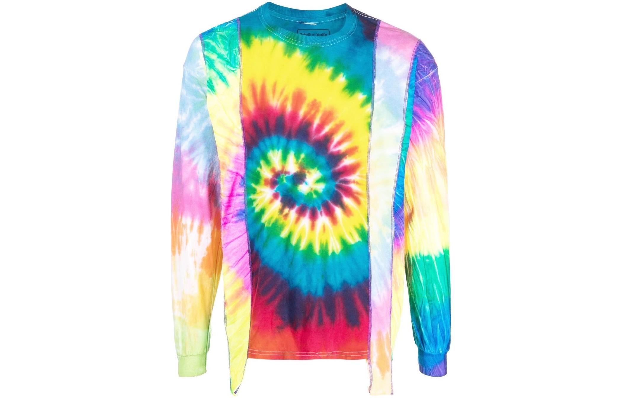 Needles FW22 Tie-Dye Crewneck Pullover Sweatshirt Multicolor () KP278