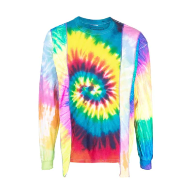 Needles FW22 Tie-Dye Crewneck Pullover Sweatshirt Multicolor () KP278