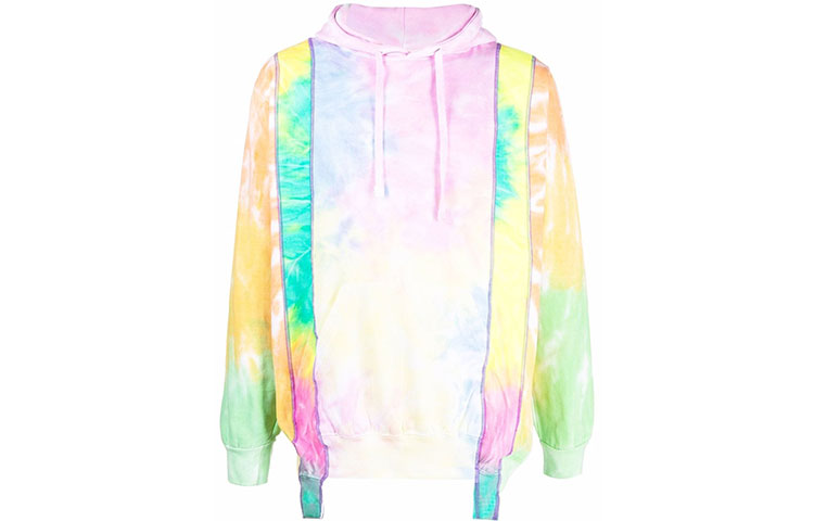 Needles FW22 Tie-Dye Print Pullover Hoodie Multicolor () KP277