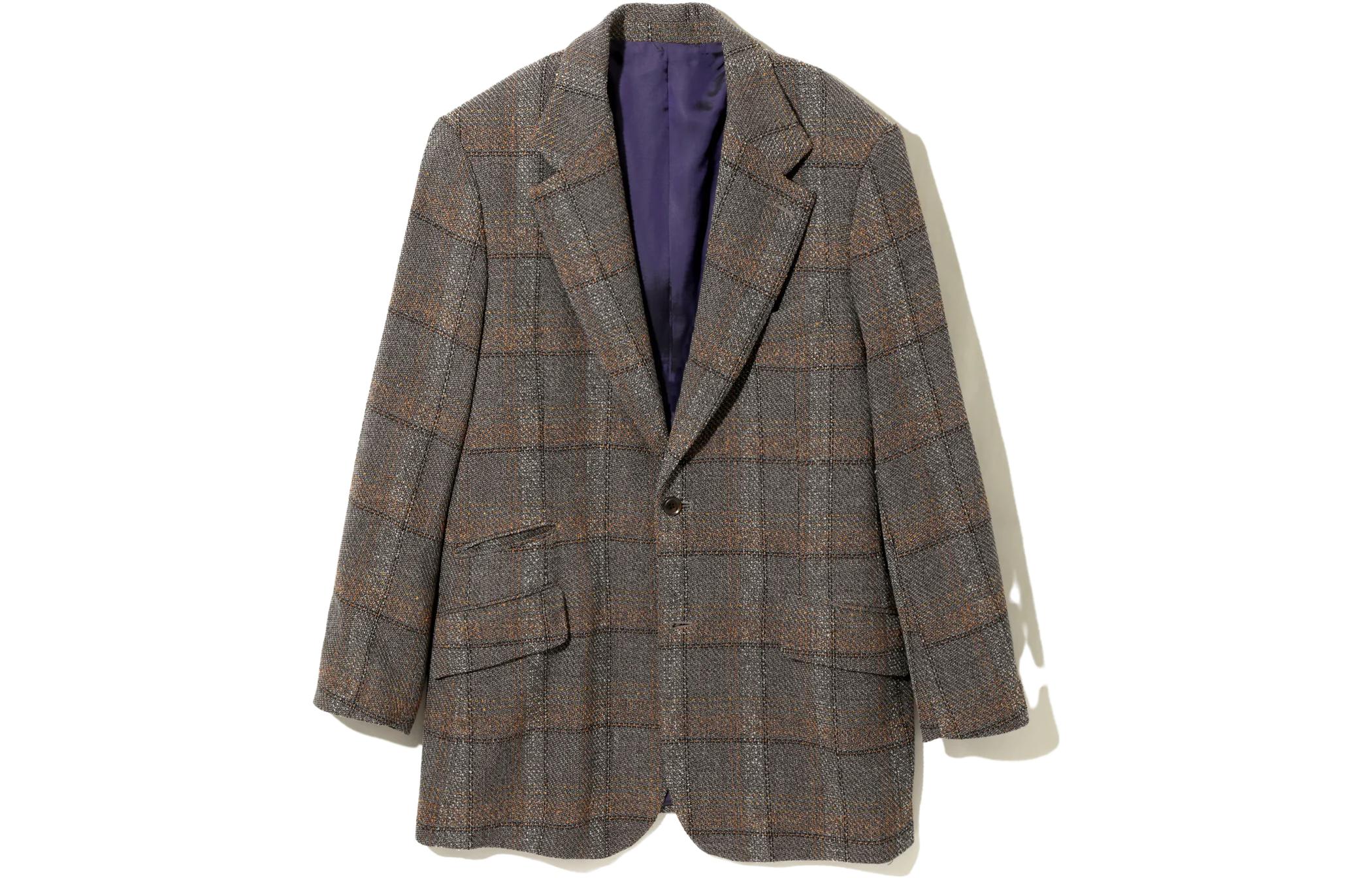 Needles FW23 Plaid Striped Long Sleeve Jacket Unisex Checked Pattern NS102B