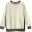 Order Needles FW24 Faded Crewneck Long Sleeve Sweatshirt Unisex Off-White PU292A