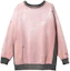 Order Needles FW24 Faded Crewneck Long Sleeve Sweatshirt Unisex Light Pink PU292B