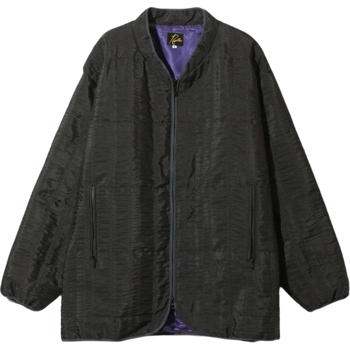 Needles FW24 Quilted Loose-Fit Zip Jacket Black Unisex PU128B