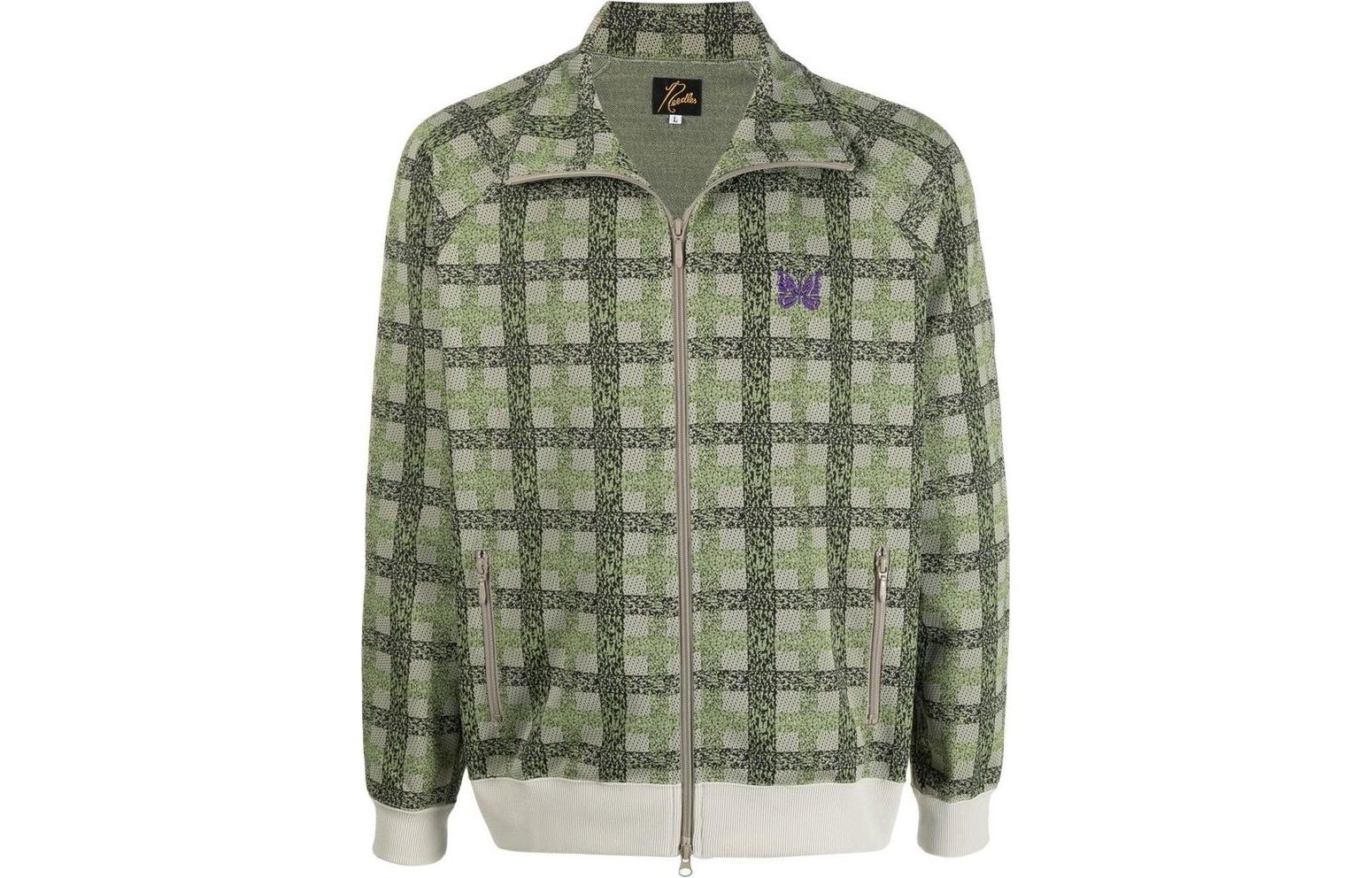 Needles Green Plaid Track Jacket Fall Collection KP212-PLAID