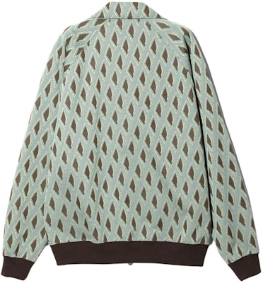 Needles 蝴蝶提花翻領拉鍊外套 男女款 青綠色. OT224A Lookbook Needles 蝴蝶提花翻領拉鍊外套 男女款 青綠色. OT224A