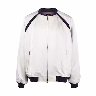 Needles Multicolor Patchwork Zip-Up Bomber Jacket MR197