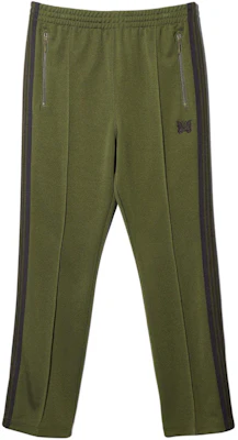 Needles Olive Butterfly Embroidered Straight-Leg Track Pants Unisex OT229B Buy Needles Olive Butterfly Embroidered Straight-Leg Track Pants Unisex OT229B