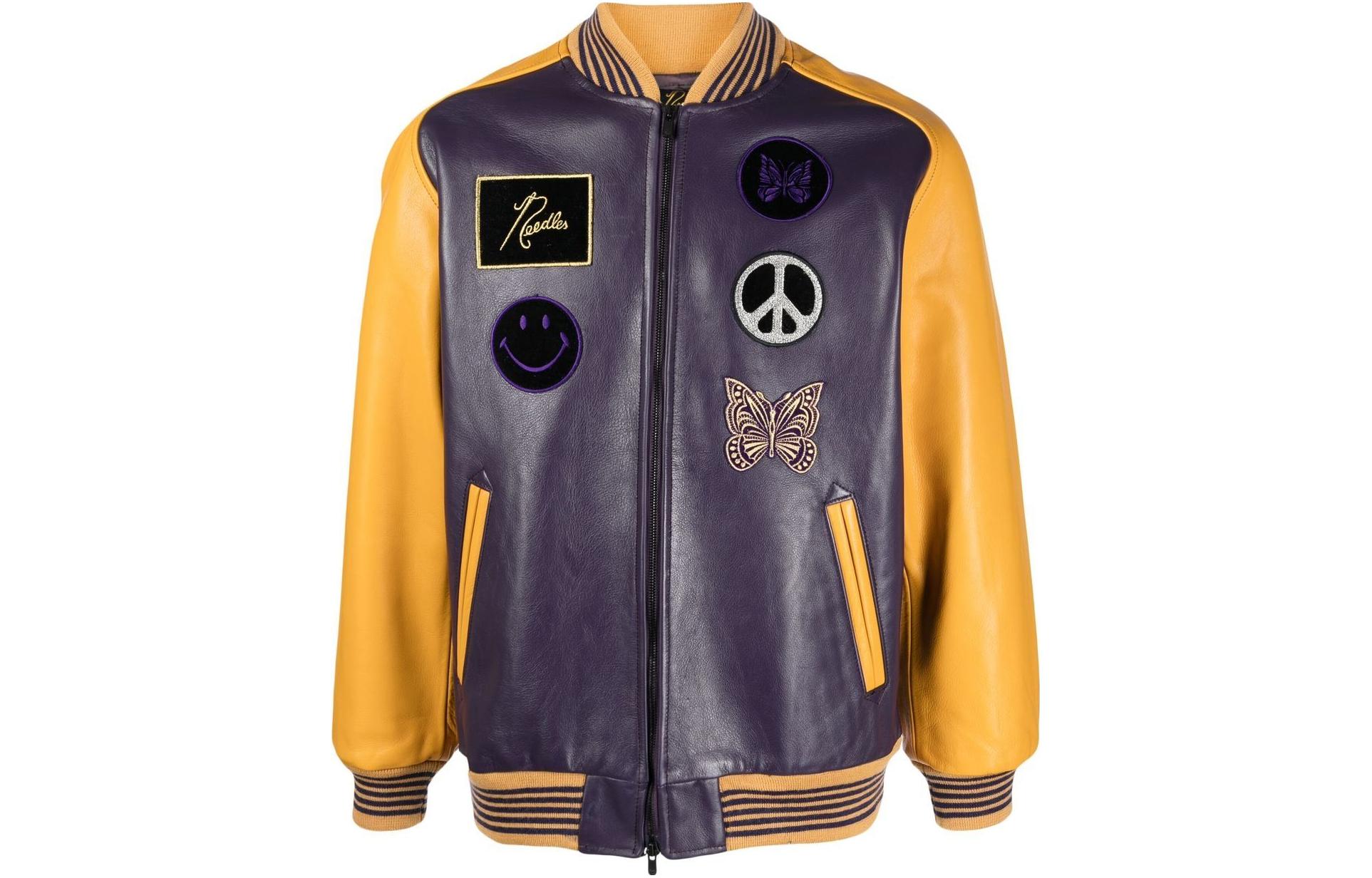 Needles Patch Chest Pilot Jacket - Floral LQ094Y-ELGD