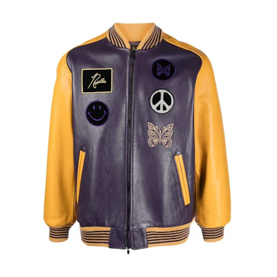 Needles Patch Chest Pilot Jacket - Floral LQ094Y-ELGD