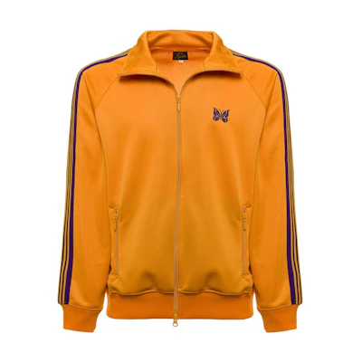 Needles Printed Striped Zip Jacket Orange KP218BYELLOWGOLD