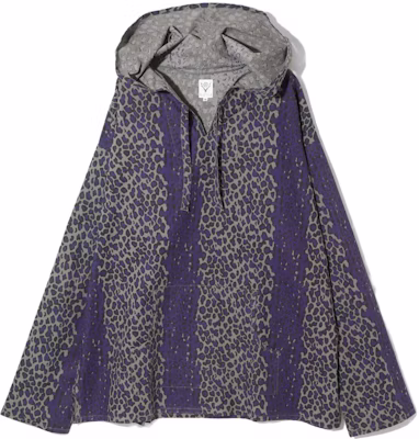 ニードルズ パープル レオパード柄 オーバーサイズ フーディ NS801B Buy ニードルズ パープル レオパード柄 オーバーサイズ フーディ NS801B