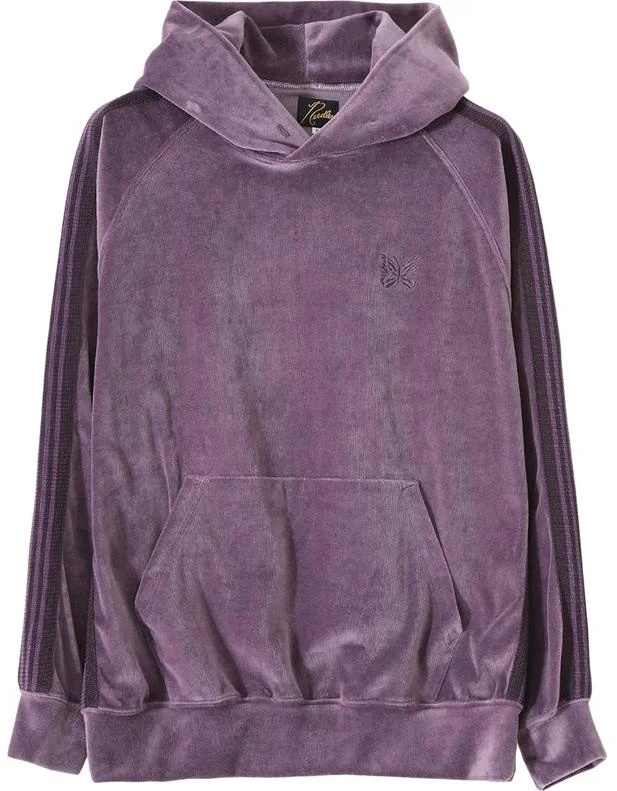 needles-purple-solid-fleece-raglan-sleeve-pullover-hoodie-lq-235-a