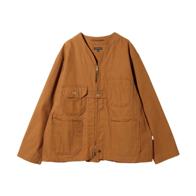 Needles Solid Color Casual Jacket Unisex Tan NQ222