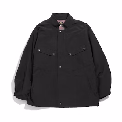 Needles Solid Color High-Neck Long-Sleeve Jacket Black KP175B