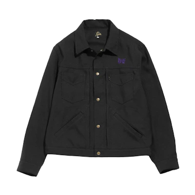 Needles Solid Color Long Sleeve Jacket Deep Gray MR224C