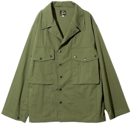 Needles純色口袋扣襟外套綠色男女適穿 OT092A Buy Needles純色口袋扣襟外套綠色男女適穿 OT092A