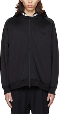 Needles纯色黑色插肩袖连帽夹克 241821M202000 Buy Needles纯色黑色插肩袖连帽夹克 241821M202000