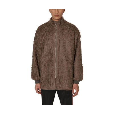 Needles Solid Color Stand Collar Zip-Up Jacket Brown ( Long Sleeve) LQ105A