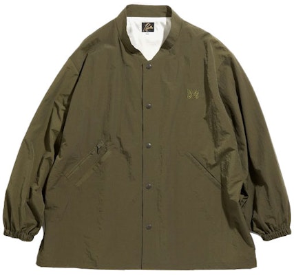Needles SS21 綠色尼龍蝴蝶標誌外套. IN128A Buy Needles SS21 綠色尼龍蝴蝶標誌外套. IN128A