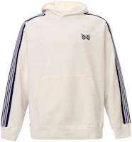 Needles SS21 Velvet Striped Track Sweatshirt Unisex White IN186A Needles SS21 Velvet Striped Track Sweatshirt Unisex White IN186A