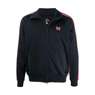 Needles SS22 Side Stripe Butterfly Embroidery Track Jacket Black () GL215C000