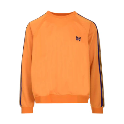 Needles SS22 Yellow Printed Striped Crewneck Sweatshirt KP219B