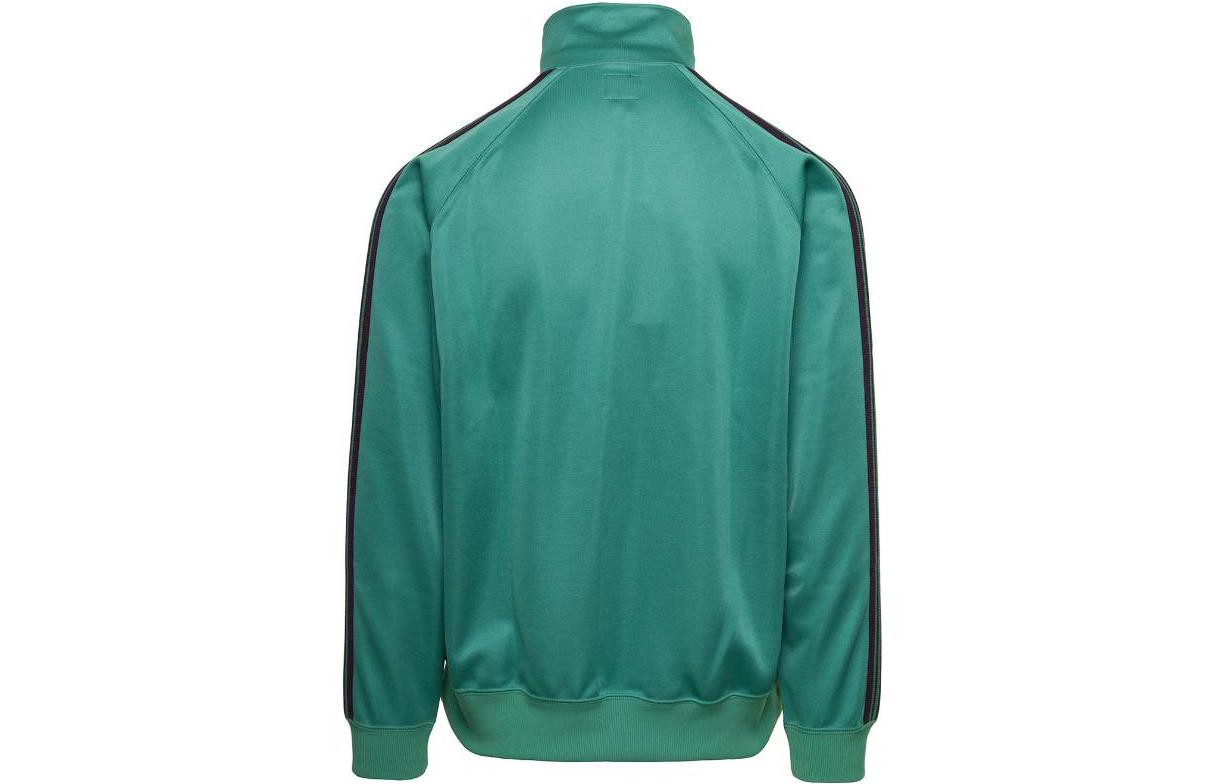 Lookbook Needles SS23 綠色復古蝴蝶刺繡運動外套。 MR284-CEMERALDC