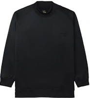 Needles SS23 Logo Embroidered Crewneck Sweatshirt Unisex Black MR305M Needles SS23 Logo Embroidered Crewneck Sweatshirt Unisex Black MR305M