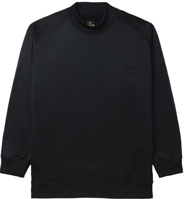 Needles Logo Sulaman Crewneck Sweatshirt Unisex Hitam SS23 MR305M Buy Needles Logo Sulaman Crewneck Sweatshirt Unisex Hitam SS23 MR305M