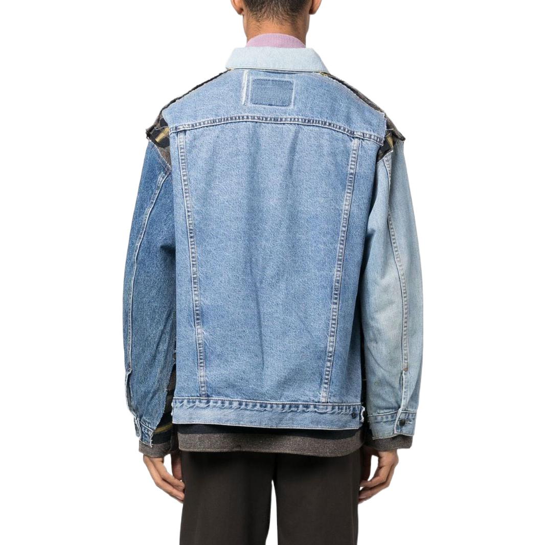 Shop Needles SS23 拼接牛仔外套 藍色 休閒款 LQ297A