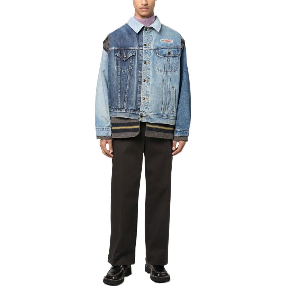 Purchase Needles SS23 拼接牛仔外套 藍色 休閒款 LQ297A